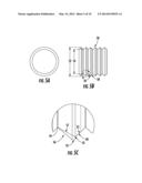 SEAMLESS HELICALLY CORRUGATED TUBES AND METHODS OF MANUFACTURE diagram and image