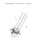 MANIFOLD FOR FILLING PLURAL CANNULAE, THE MANIFOLD INCLUDING A QUICK     RELEASE MECHANISM FOR SIMULTANEOUSLY HOLDING AND RELEASING THE CANNULAE     TO/FROM THE MANIFOLD diagram and image