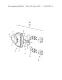 MANIFOLD FOR FILLING PLURAL CANNULAE, THE MANIFOLD INCLUDING A QUICK     RELEASE MECHANISM FOR SIMULTANEOUSLY HOLDING AND RELEASING THE CANNULAE     TO/FROM THE MANIFOLD diagram and image