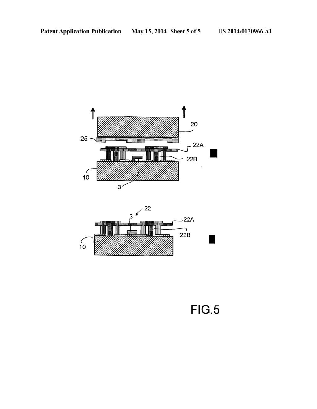 CIRCUIT COMPRISING A COMPONENT COVERED WITH A LID, METHOD FOR PRODUCING     SUCH A CIRCUIT, AND DEVICE FOR IMPLEMENTING SAID METHOD - diagram, schematic, and image 06