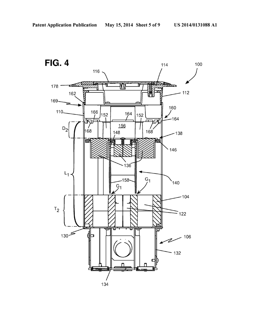 RECESSED POKE-THROUGH FITTING - diagram, schematic, and image 06