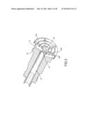 NON-ROTATING DRILL BIT FOR A DOWN-THE-HOLE DRILL HAMMER diagram and image