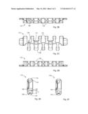 Dampened Radius Modular Conveyor Belts and Belt Modules diagram and image