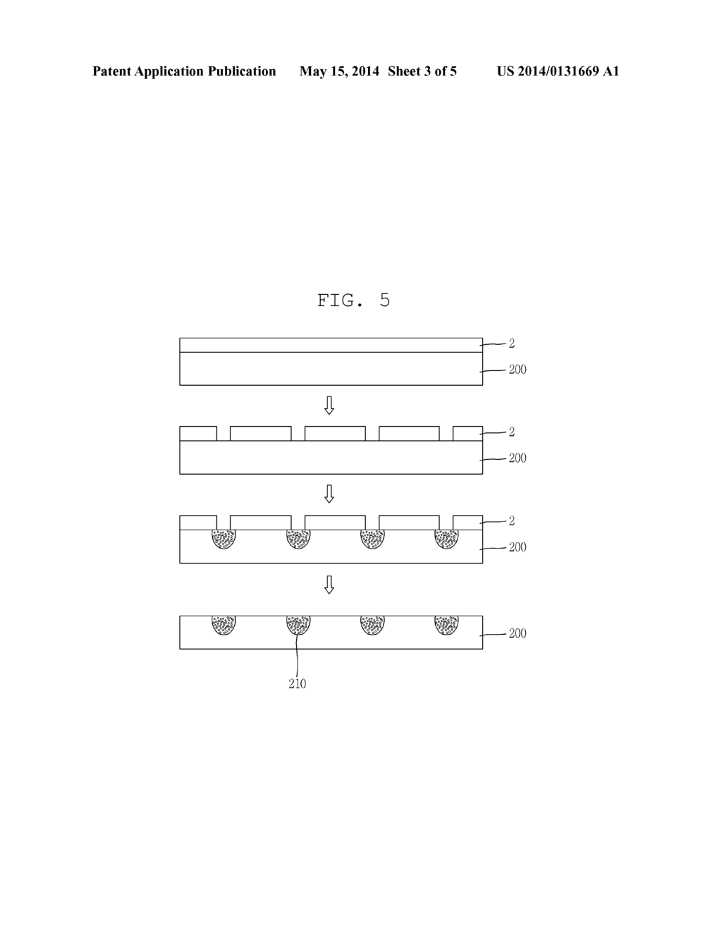 SUBSTRATE FOR ORGANIC LIGHT-EMITTING DEVICE WITH ENHANCED LIGHT EXTRACTION     EFFICIENCY, METHOD OF MANUFACTURING THE SAME AND ORGANIC LIGHT-EMITTING     DEVICE HAVING THE SAME - diagram, schematic, and image 04