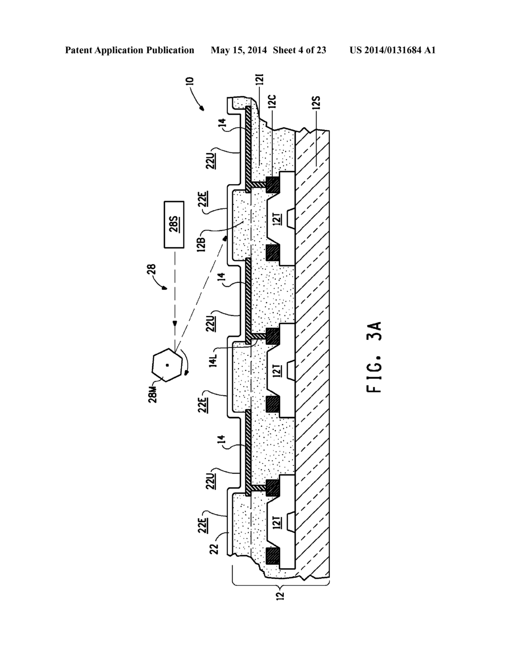 ELECTRONIC DEVICE HAVING RADIATION-PRODUCED CONTAINMENT REGIONS AND     PROCESSES FOR MAKING SAME - diagram, schematic, and image 05