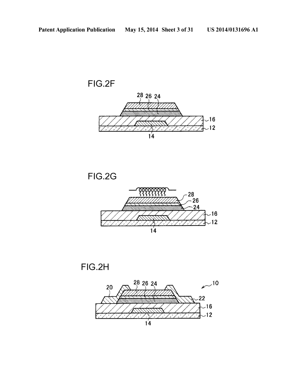 METHOD FOR PRODUCING FIELD EFFECT TRANSISTOR, FIELD EFFECT TRANSISTOR,     DISPLAY DEVICE, IMAGE SENSOR, AND X-RAY SENSOR - diagram, schematic, and image 04