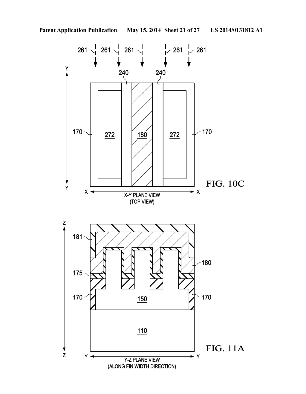 Source and Drain Dislocation Fabrication in FinFETs - diagram, schematic, and image 22