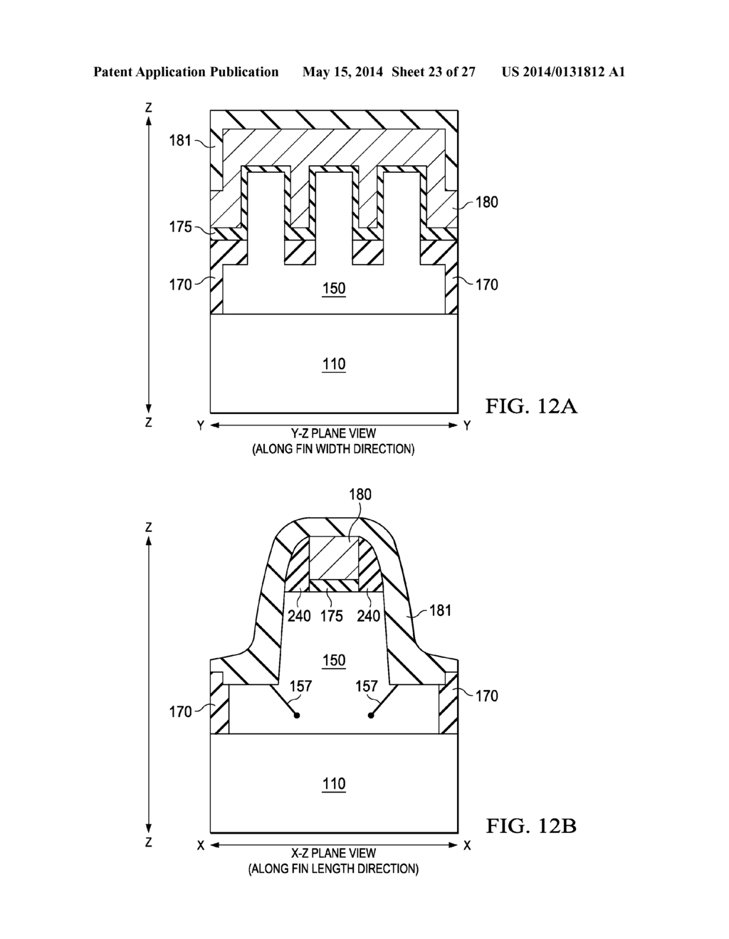 Source and Drain Dislocation Fabrication in FinFETs - diagram, schematic, and image 24