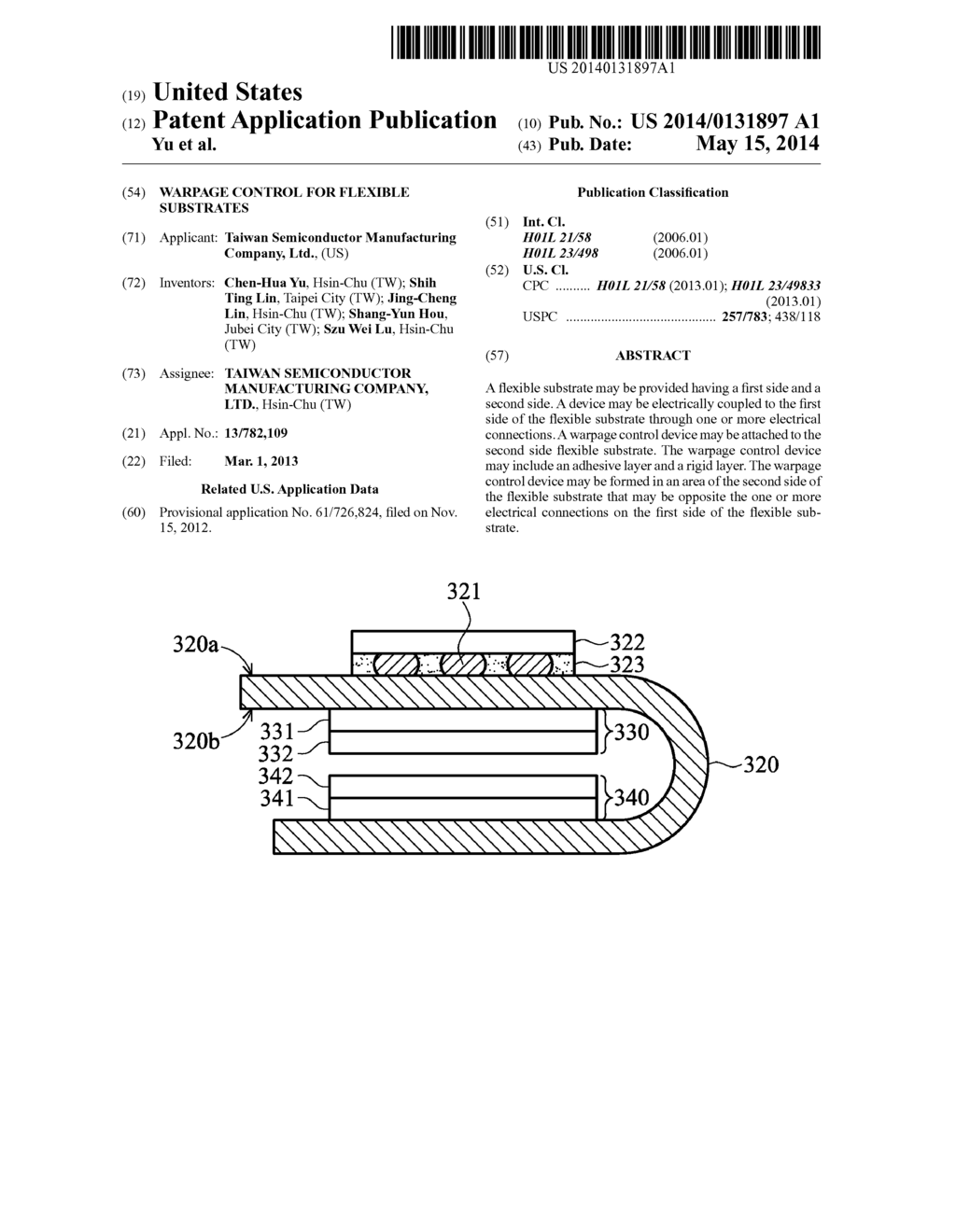 Warpage Control for Flexible Substrates - diagram, schematic, and image 01