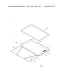 COVER FOR PACKAGING AND SUPPORTING TABLET COMPUTER diagram and image