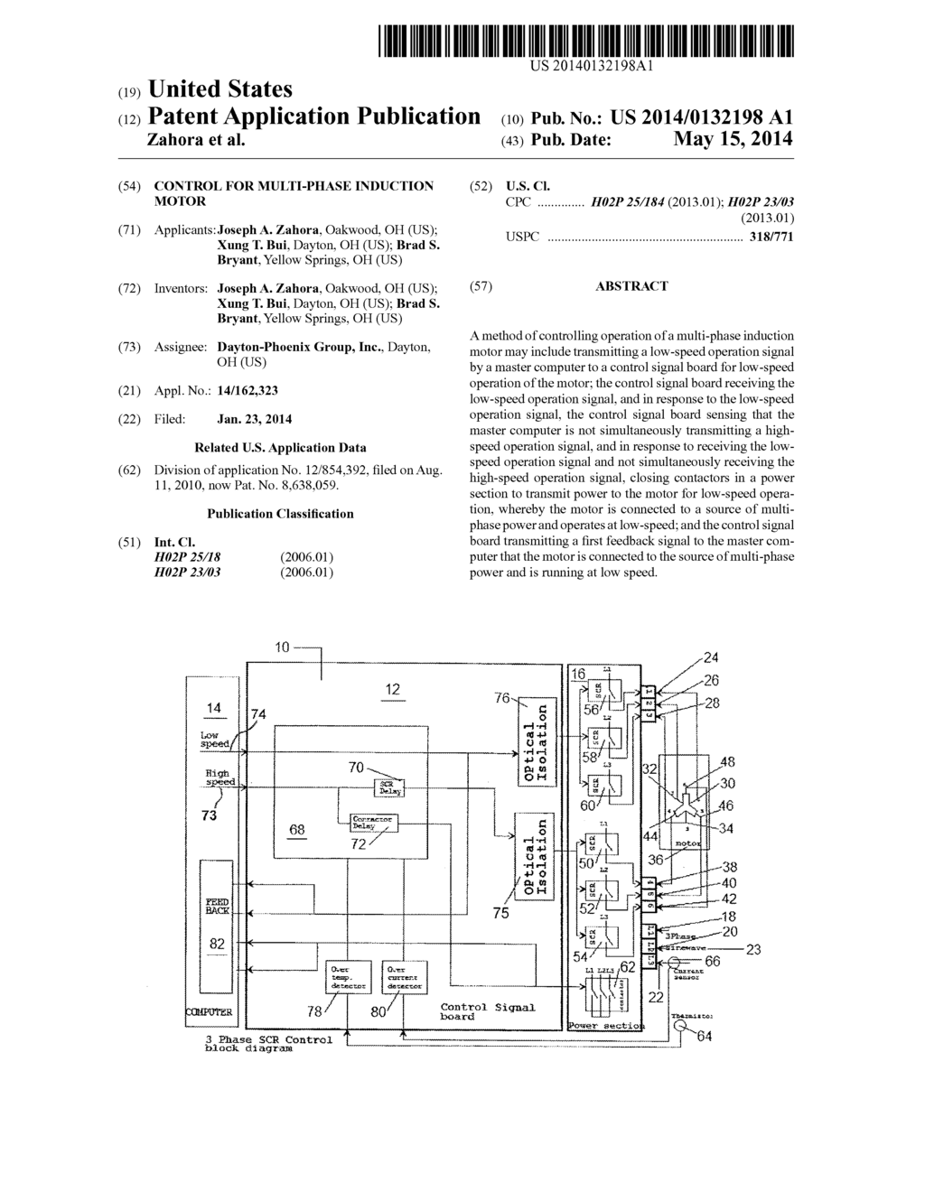 Control for Multi-Phase Induction Motor - diagram, schematic, and image 01