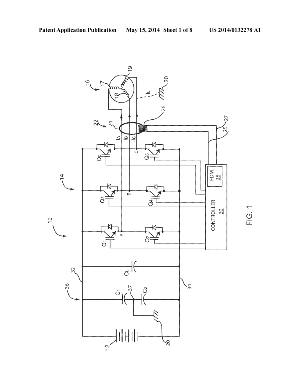 Hybrid/Electrical Vehicle HV AC System Leakage and Ground Fault Detection - diagram, schematic, and image 02