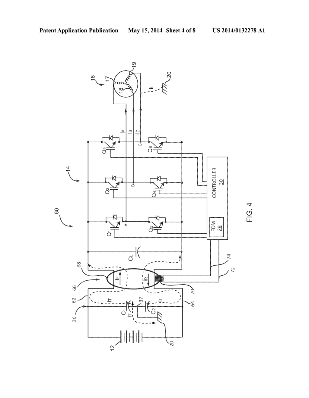 Hybrid/Electrical Vehicle HV AC System Leakage and Ground Fault Detection - diagram, schematic, and image 05