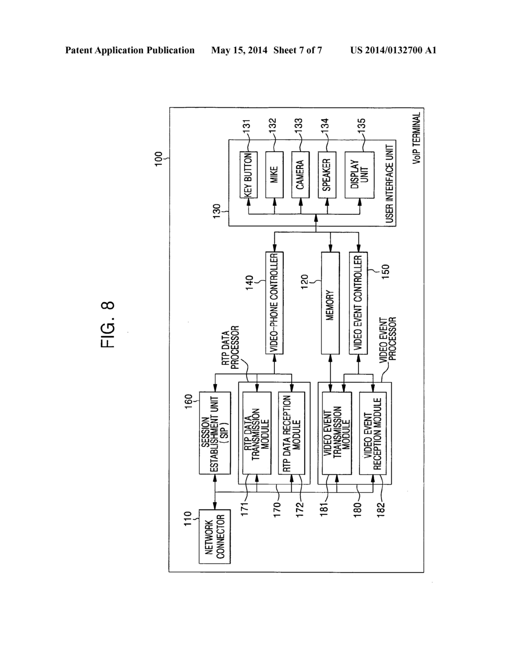 METHOD AND APPARATUS FOR VoIP VIDEO COMMUNICATION - diagram, schematic, and image 08