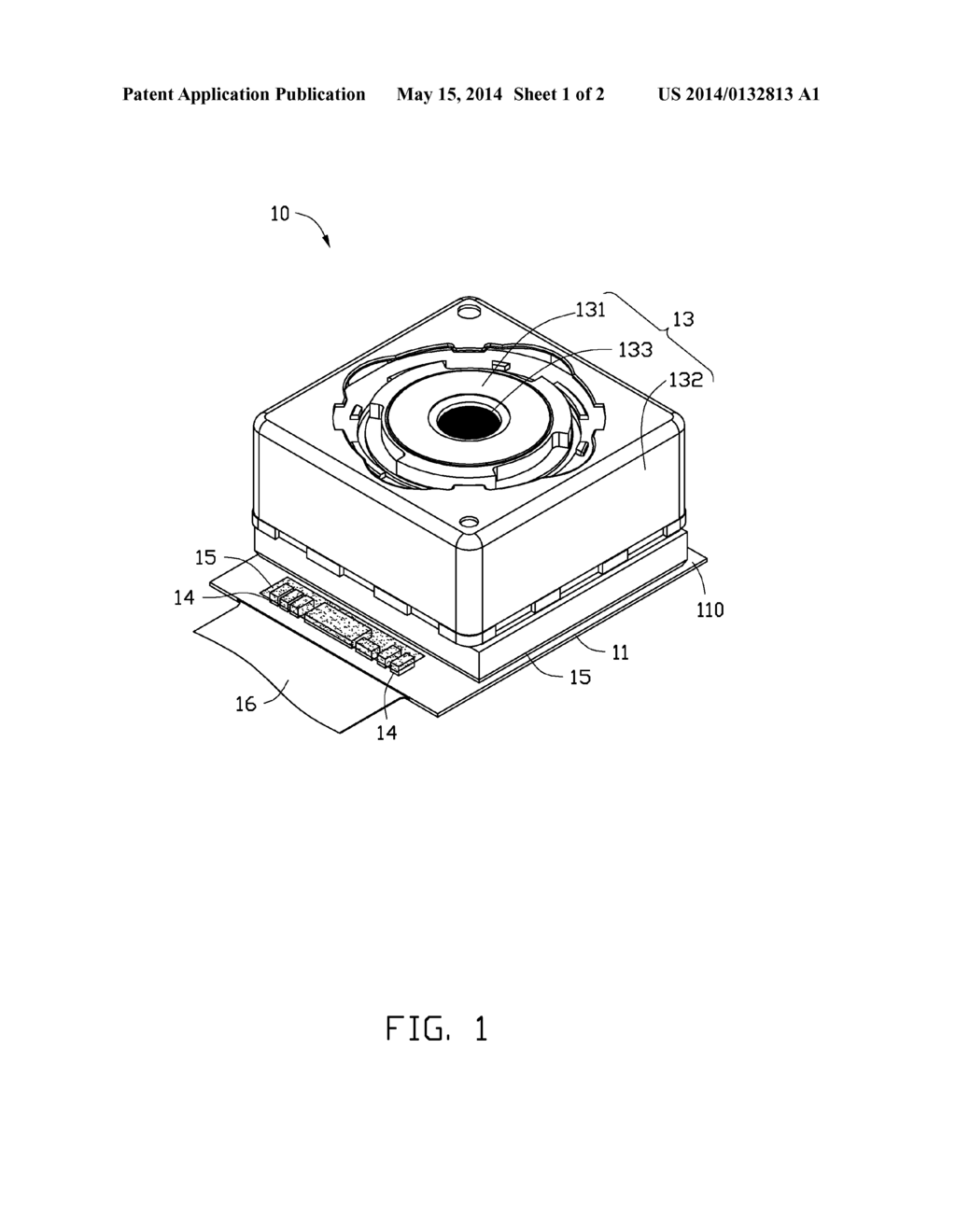 CAMERA MODULE HAVING PASSIVE COMPONENTS - diagram, schematic, and image 02