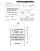 MIRROR FOR SOLAR LIGHT REFLECTION, REFLECTION DEVICE FOR SOLAR-HEAT POWER     GENERATION, FUNCTIONAL FILM, AND ELECTROSTATIC CHARGE PREVENTING     COMPOSITION FOR OUTDOOR USE diagram and image