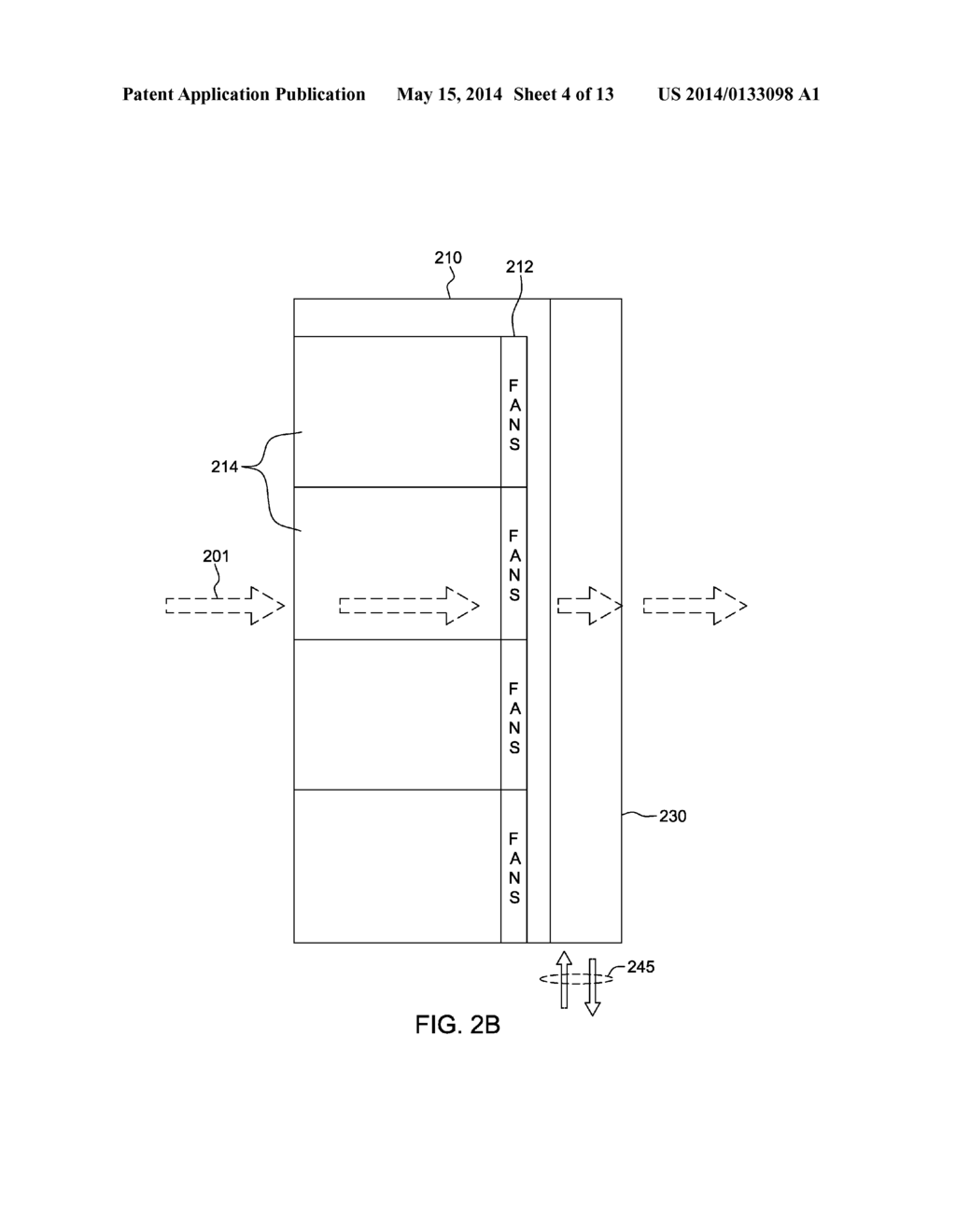 INLET-AIR-COOLING DOOR ASSEMBLY FOR AN ELECTRONICS RACK - diagram, schematic, and image 05