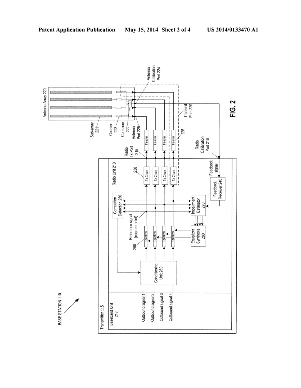 ANTENNA ARRAY CALIBRATION USING TRAFFIC SIGNALS - diagram, schematic, and image 03