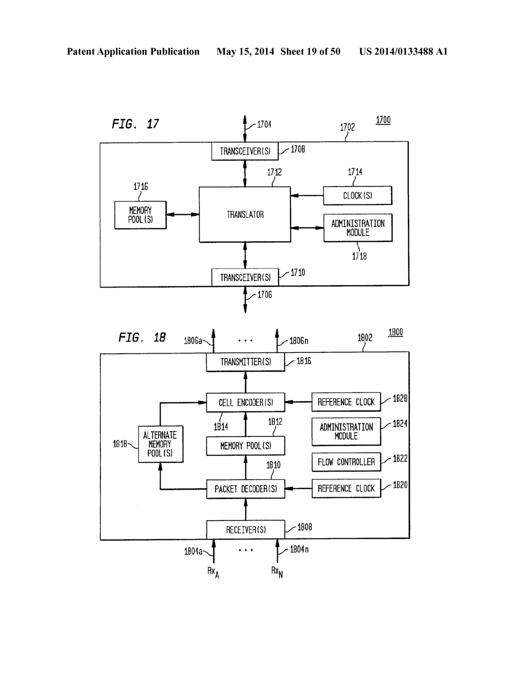 BACKPLANE INTERFACE ADAPTER WITH ERROR CONTROL AND REDUNDANT FABRIC - diagram, schematic, and image 20