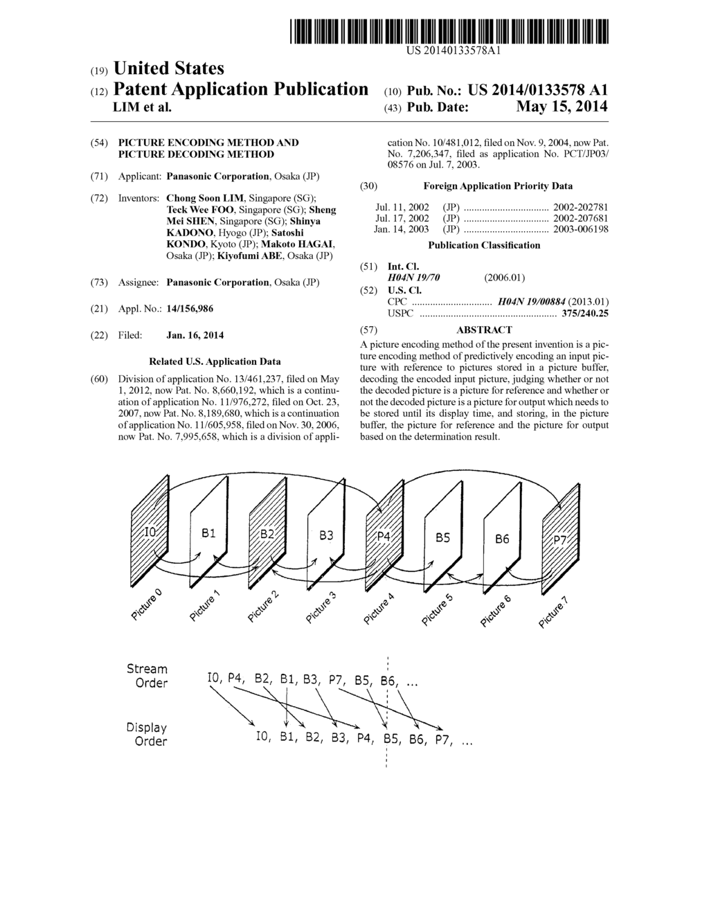 PICTURE ENCODING METHOD AND PICTURE DECODING METHOD - diagram, schematic, and image 01