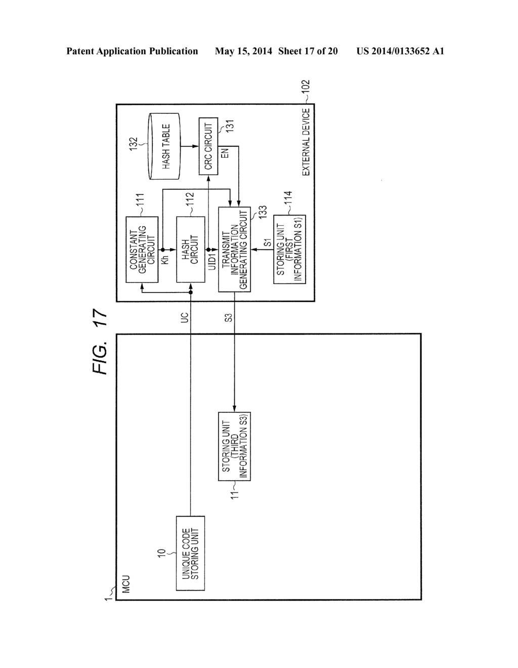 SEMICONDUCTOR DEVICE AND INFORMATION PROCESSING SYSTEM FOR ENCRYPTED     COMMUNICATION - diagram, schematic, and image 18