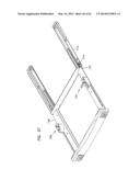 Cable Management Panel with Sliding Drawer diagram and image