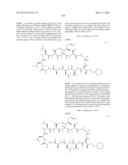 CYCLIC PEPTIDES AND USE AS MEDICINES diagram and image