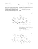 CYCLIC PEPTIDES AND USE AS MEDICINES diagram and image