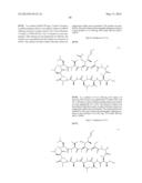 CYCLIC PEPTIDES AND USE AS MEDICINES diagram and image