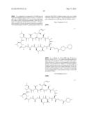 CYCLIC PEPTIDES AND USE AS MEDICINES diagram and image