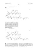 CYCLIC PEPTIDES AND USE AS MEDICINES diagram and image