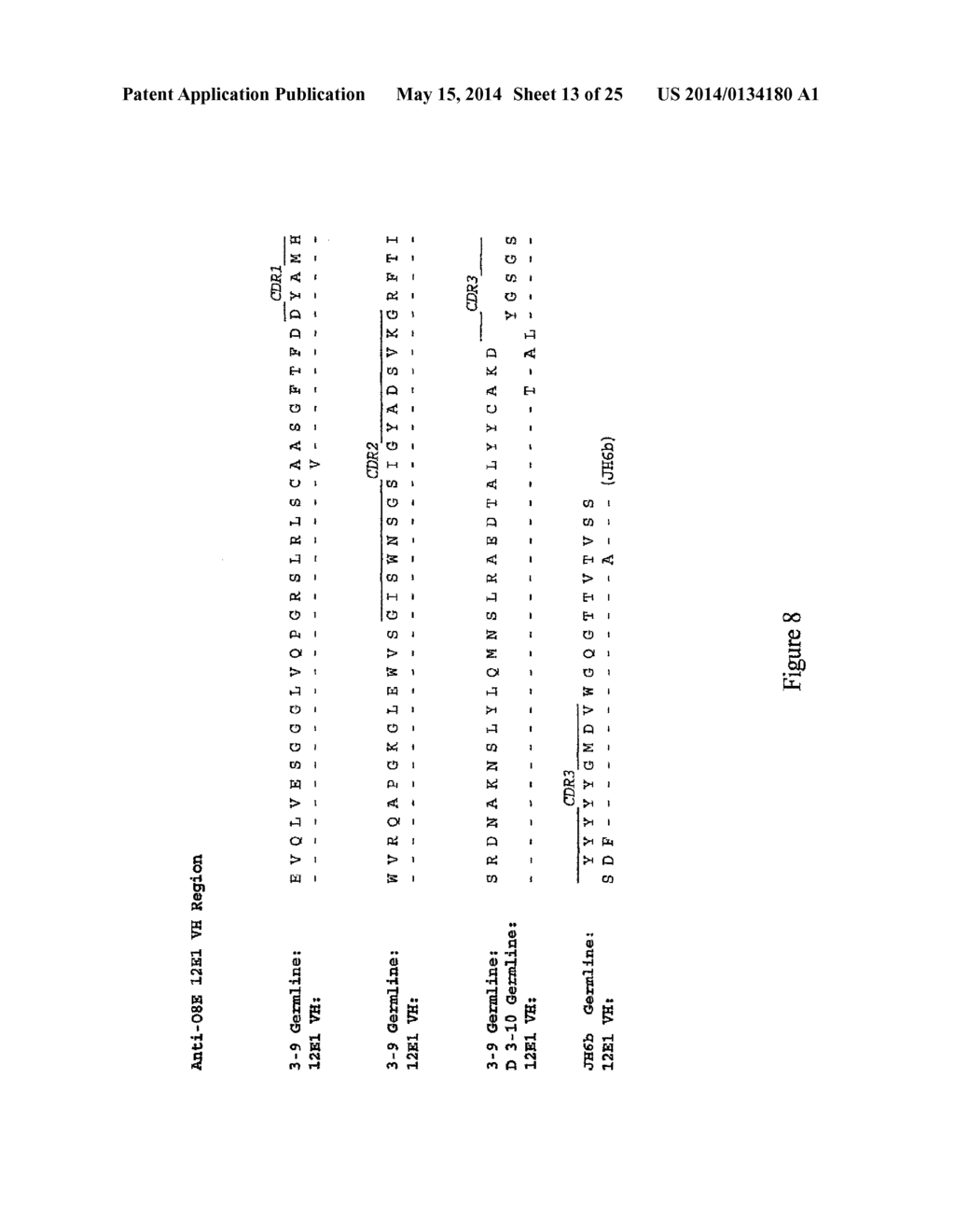 HUMAN MONOCLONAL ANTIBODIES TO O8E - diagram, schematic, and image 14