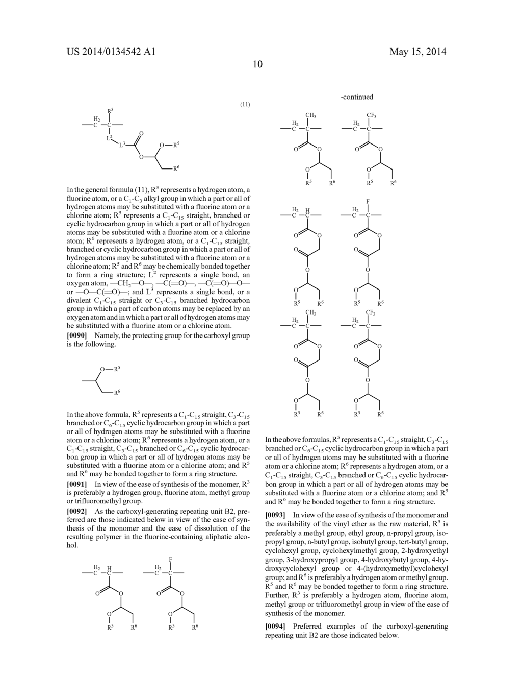 Positive-Type Resist Composition - diagram, schematic, and image 11