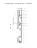 METHOD OF CUTTING FLEXIBLE DISPLAY DEVICE AND METHOD OF FABRICATING     FLEXIBLE DISPLAY DEVICE USING THE SAME diagram and image