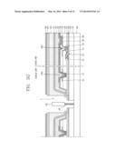 METHOD OF CUTTING FLEXIBLE DISPLAY DEVICE AND METHOD OF FABRICATING     FLEXIBLE DISPLAY DEVICE USING THE SAME diagram and image