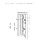 METHOD OF CUTTING FLEXIBLE DISPLAY DEVICE AND METHOD OF FABRICATING     FLEXIBLE DISPLAY DEVICE USING THE SAME diagram and image