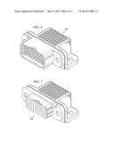 RIGHT ANGLE TRANSITION ADAPTER WITH INTERCHANGEABLE GENDER COMPONENTS AND     METHOD OF USE diagram and image