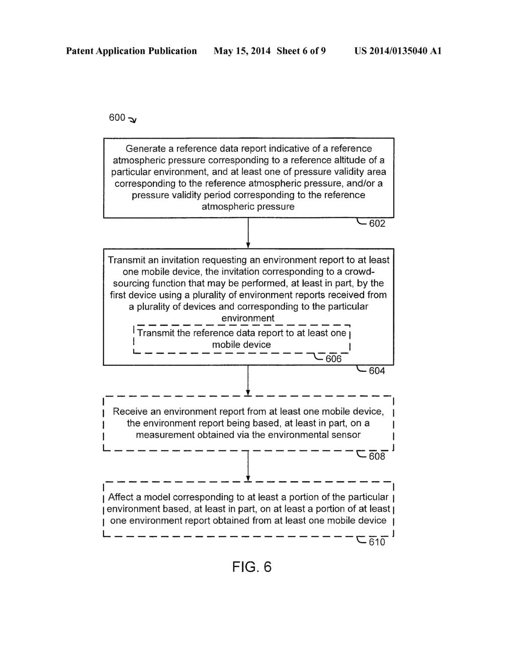 Techniques for generating environment and reference data reports for     particular environments on behalf of mobile devices - diagram, schematic, and image 07