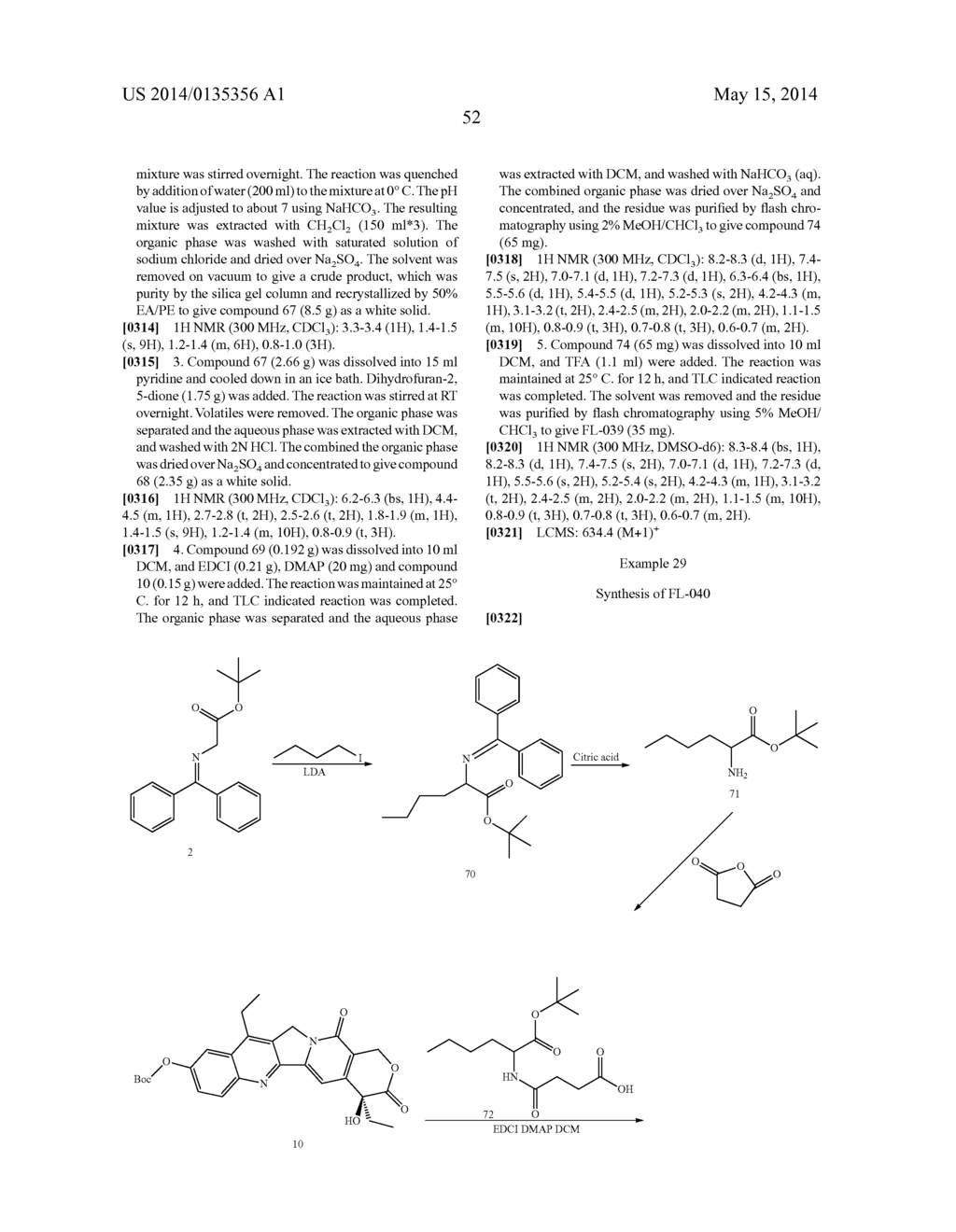 Novel Analogs of Camptothecin - diagram, schematic, and image 53