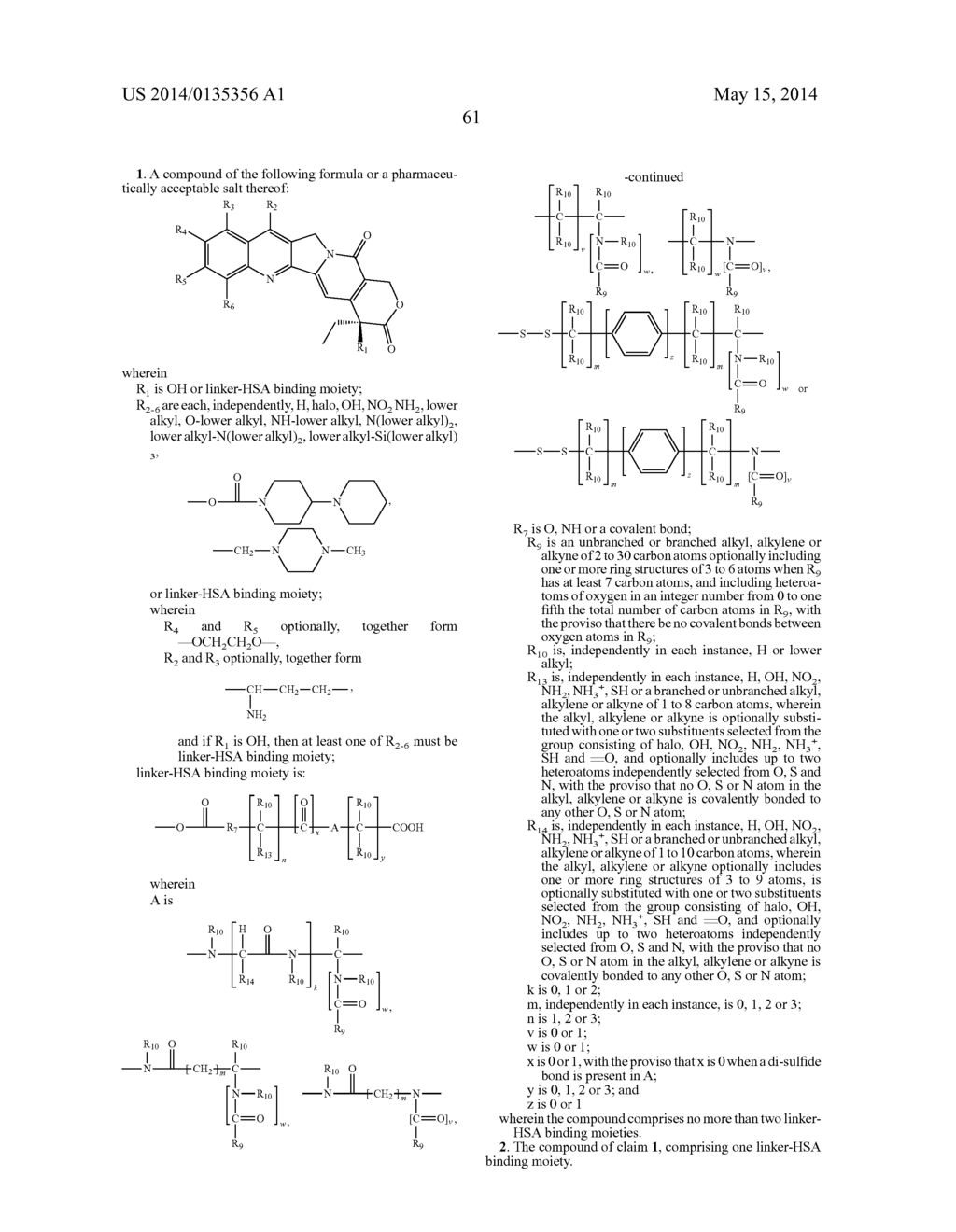 Novel Analogs of Camptothecin - diagram, schematic, and image 62