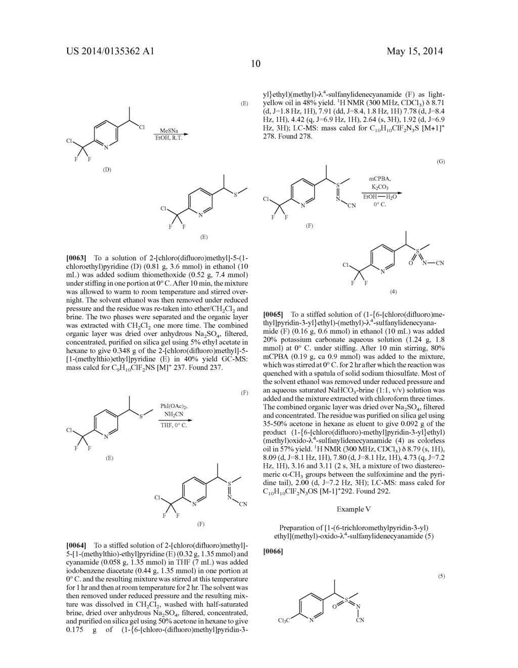 INSECTICIDAL N-SUBSTITUTED (6-HALOALKYLPYRIDIN-3-YL)-ALKYL SULFOXIMINES - diagram, schematic, and image 11