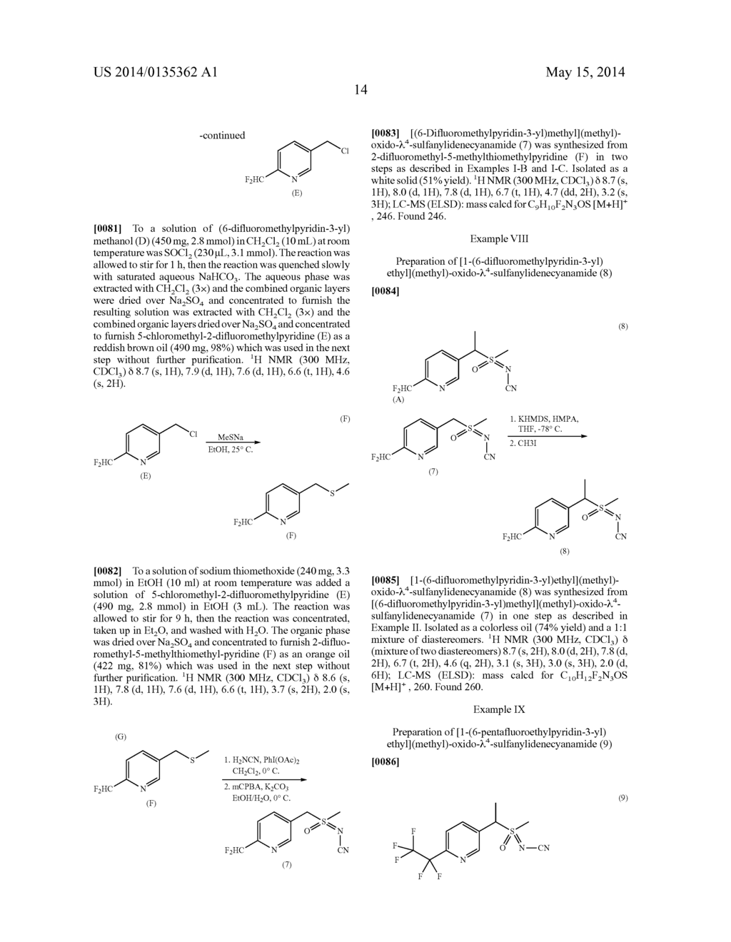 INSECTICIDAL N-SUBSTITUTED (6-HALOALKYLPYRIDIN-3-YL)-ALKYL SULFOXIMINES - diagram, schematic, and image 15