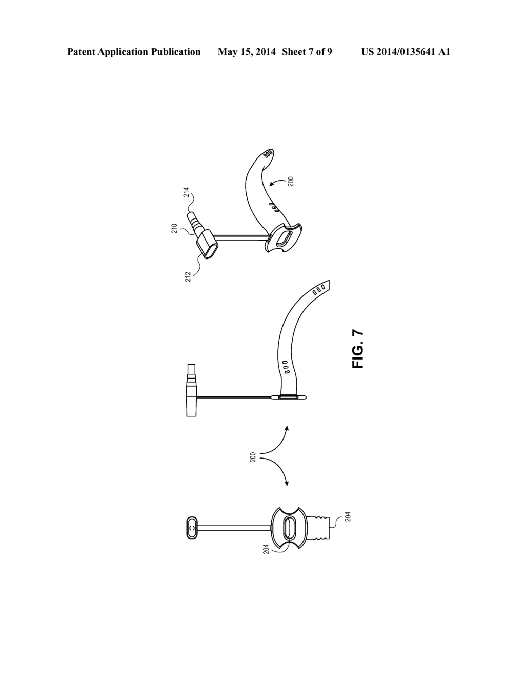 DEVICE FOR EVACUATING AND/OR MONITORING GAS LEAKING FROM A PATIENT DURING     SURGERY OR ANESTHETIZATION - diagram, schematic, and image 08