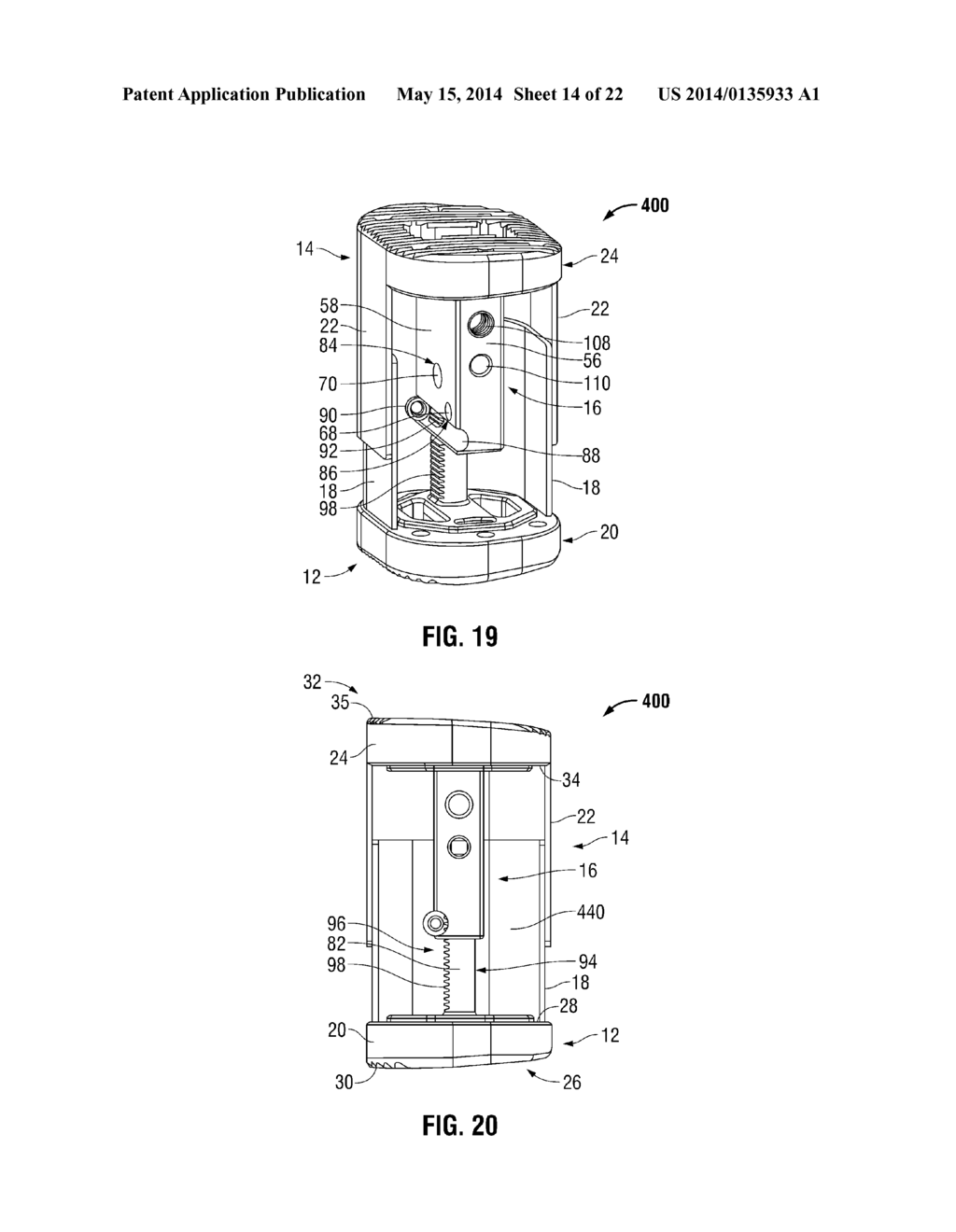 EXPANDABLE VERTEBRAL DEVICE WITH CAM LOCK - diagram, schematic, and image 15