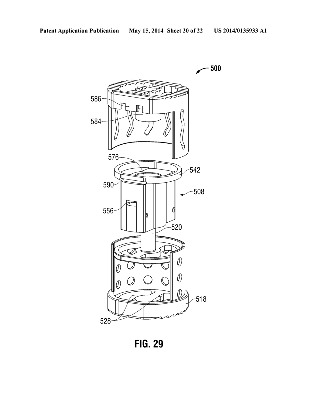 EXPANDABLE VERTEBRAL DEVICE WITH CAM LOCK - diagram, schematic, and image 21