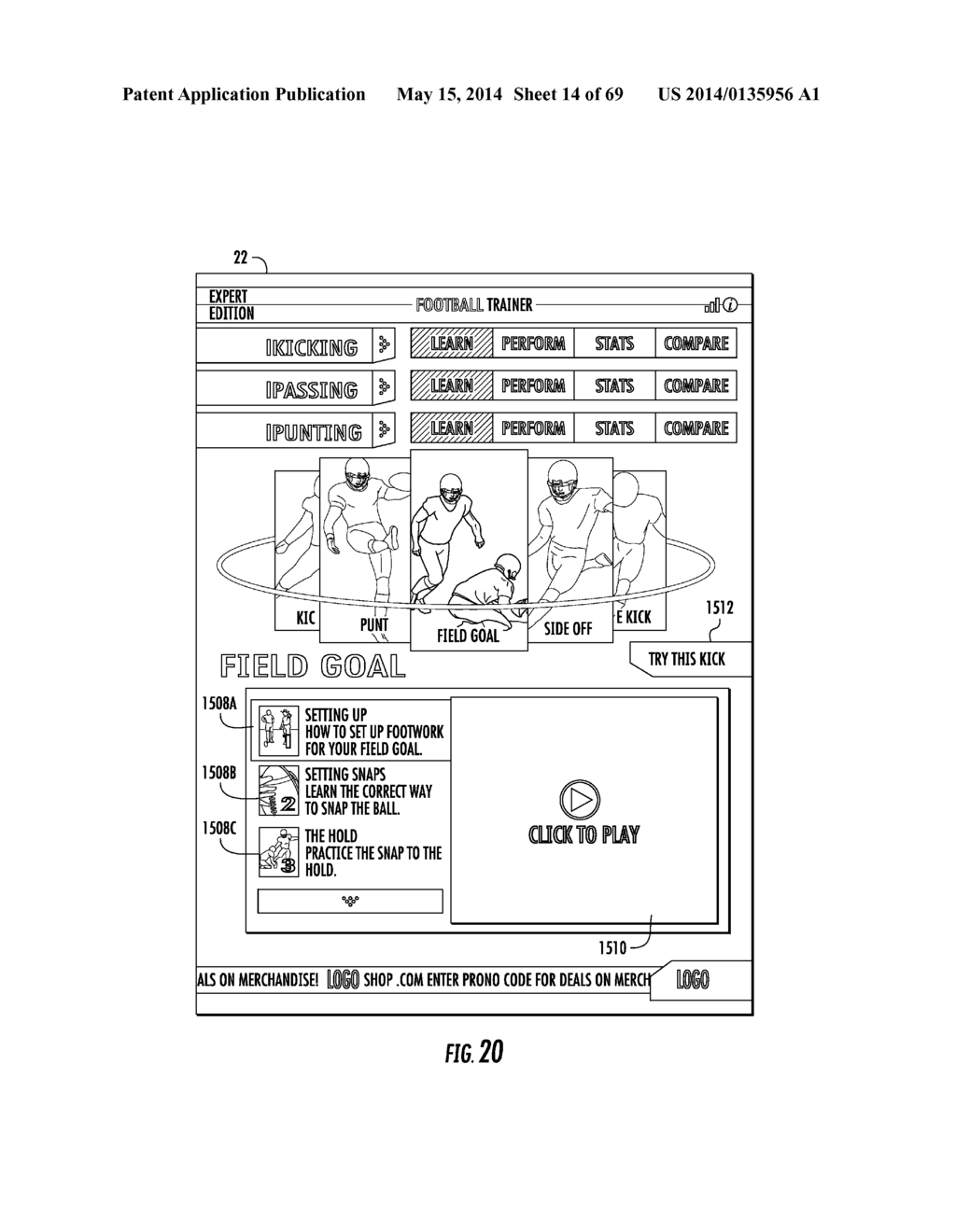 SPORT PERFORMANCE SYSTEM WITH BALL SENSING - diagram, schematic, and image 15