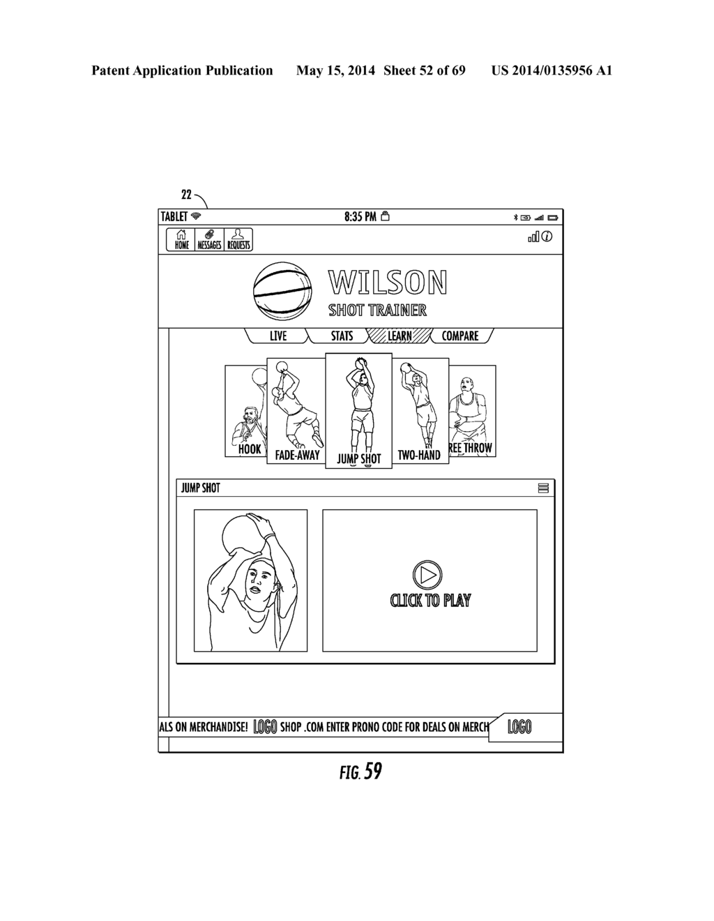 SPORT PERFORMANCE SYSTEM WITH BALL SENSING - diagram, schematic, and image 53