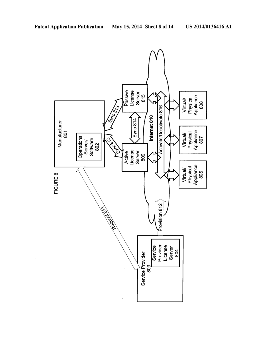 METHOD AND SYSTEM FOR LICENSE SERVER SYNCHRONIZATION - diagram, schematic, and image 09