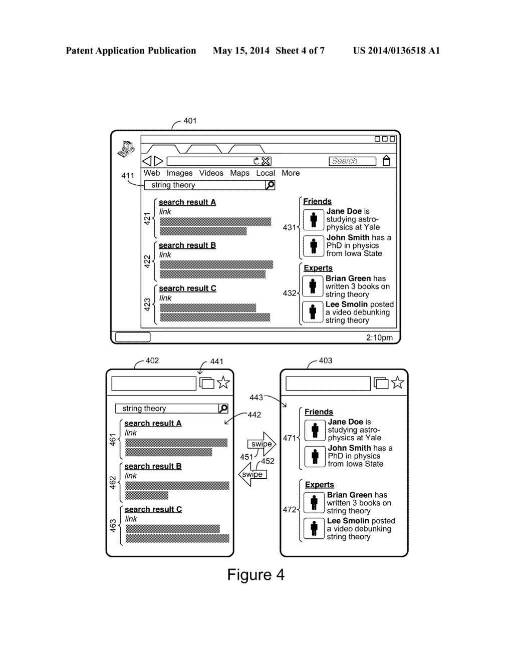 MULTI-PANE PRESENTATION OF MULTIDIMENSIONAL SEARCH RESULTS - diagram, schematic, and image 05