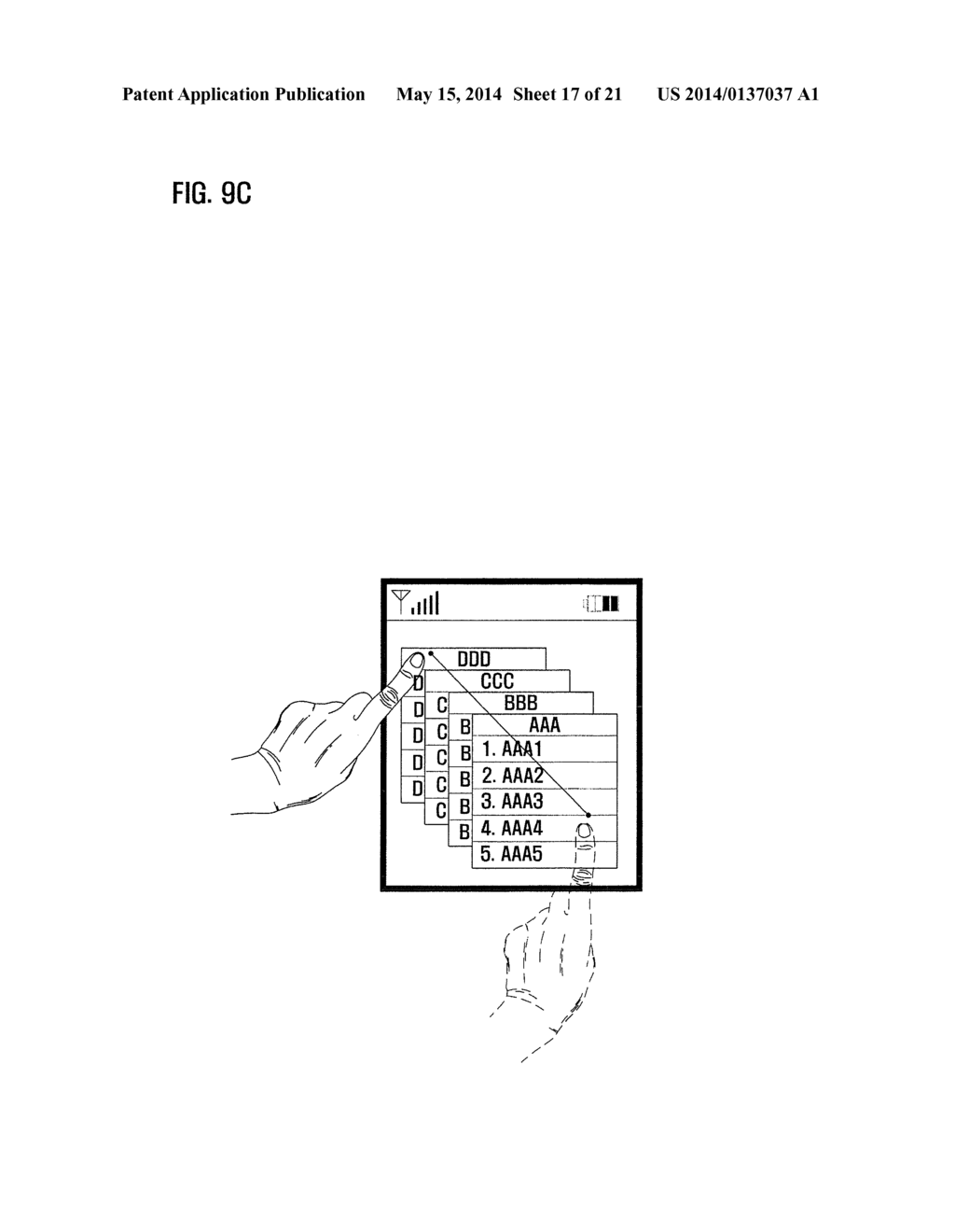 SCREEN DISPLAY METHOD FOR MOBILE TERMINAL - diagram, schematic, and image 18